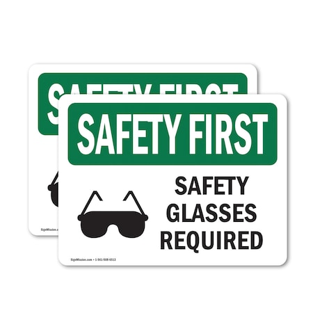 Signmission 18 in Height, 24 in Width, Vinyl Decal, Rectangle OS-2PACK-SF-D-1824-L-10937
